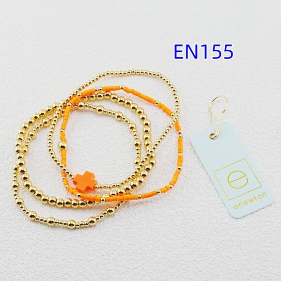 Enewton Colorful Cross Bracelet Set